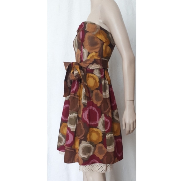 BCBG MaxAzria | Strapless Cotton Dress - Picture 2 of 13